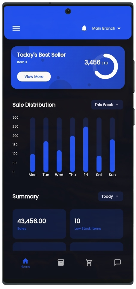 Bita Mobile Dashboard
